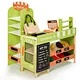 Wooden Pretend Play Supermarket Checkout Counter for Preschool